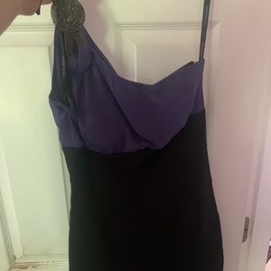 Short one shoulder cocktail or clubbing dress